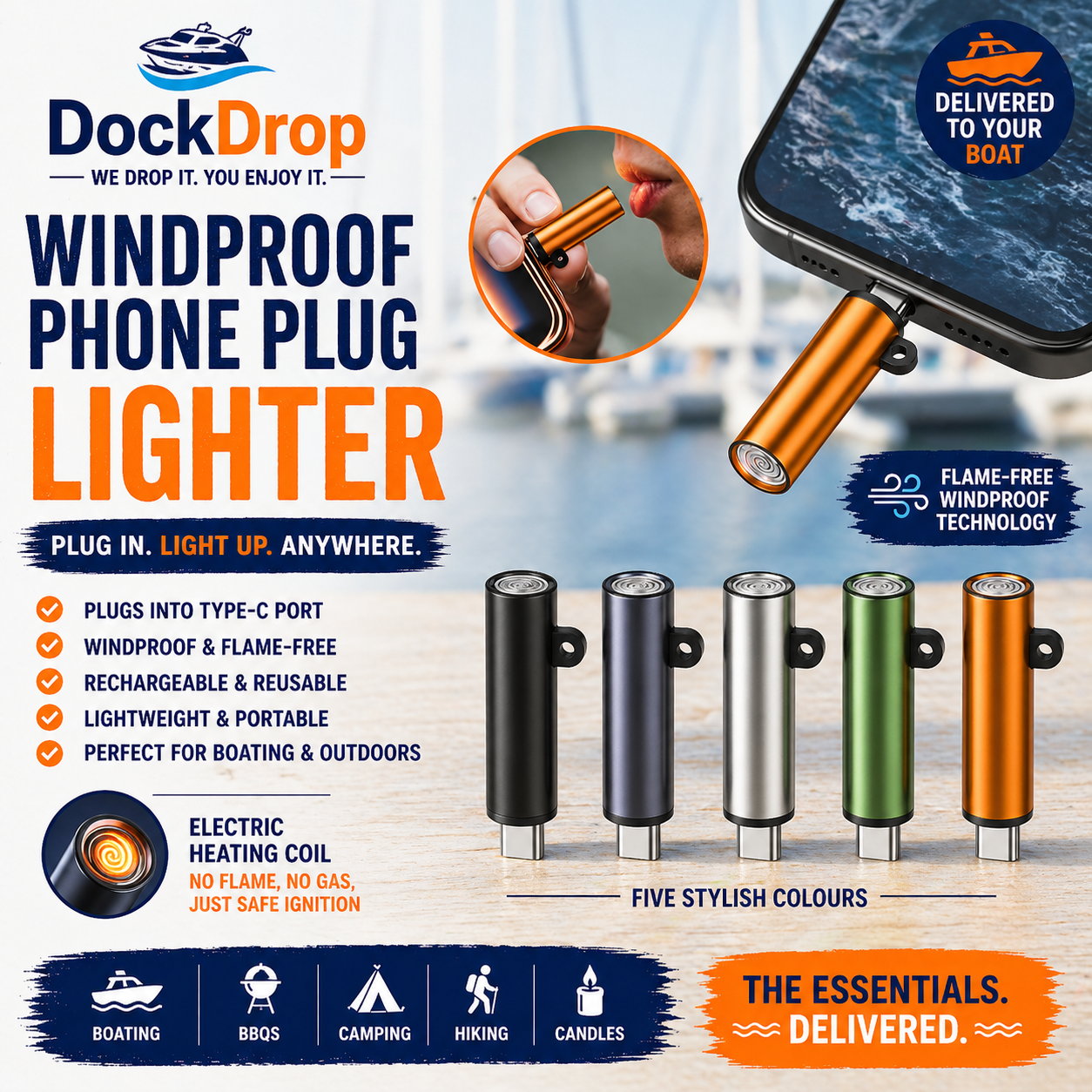 Windproof Phone lighter