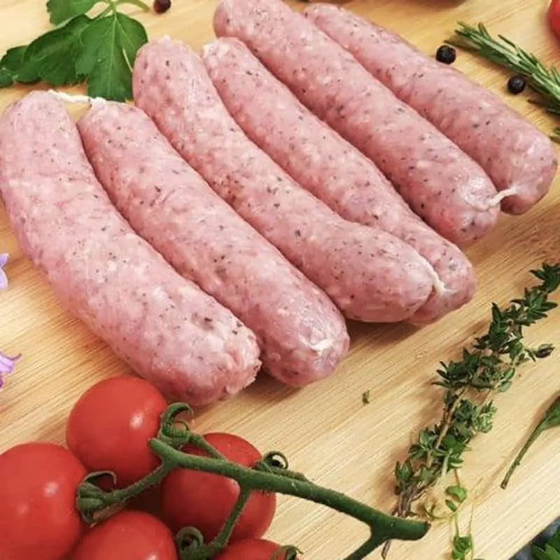 8 x Lamb & Mint Sausages (560g)