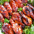 8 Pieces Boneless skinless chicken in BBQ Sauce (Min 800g)